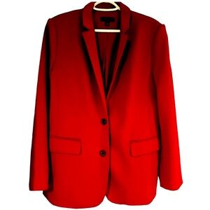 Gorgeous Ann Taylor Double Knit Two-Button Blazer 🔴